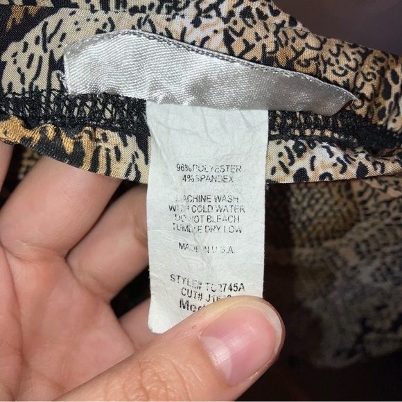 NEW Snake Print Tube Top - Picture 5 of 5